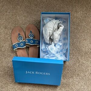 COPY - Jack Rogers women’s  Blue and Brown Sandals